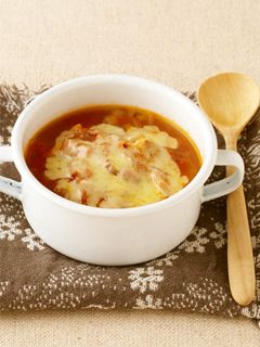 簡単美味・とろとろチーズのトマトスープ-レシピのメイン写真