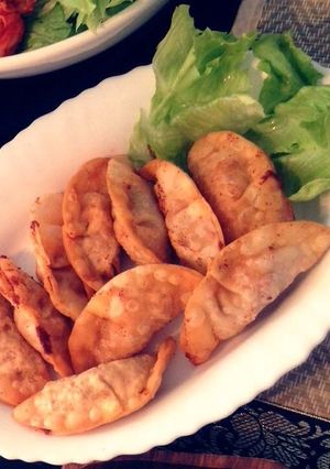 ポテサラをリメイク！ほくほく揚げ餃子-レシピのメイン写真