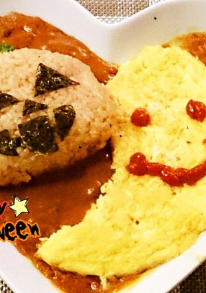 ハッピー♥ ハロウィン オムライス-レシピのメイン写真