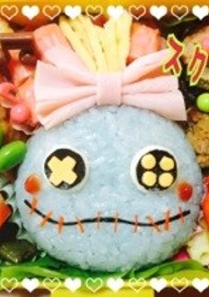 簡単！スティッチのスクランプ♡キャラ弁-レシピのメイン写真