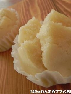 混ぜて蒸すだけ簡単★粉チーズ蒸しパン-レシピのメイン写真