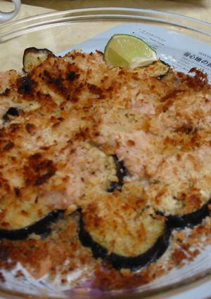 鶏肉と茄子のパン粉焼き-レシピのメイン写真