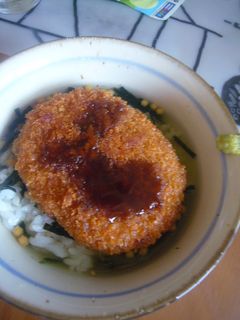 あなどらないで♪コロッケ茶漬け-レシピのメイン写真