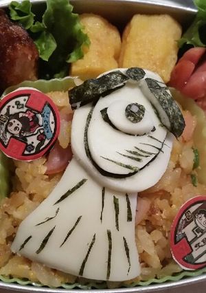 妖怪ウォッチ 化け草履 キャラ弁-レシピのメイン写真