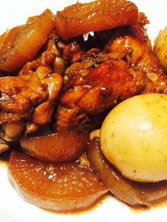 ご飯がすすむ*鶏手羽元の甘辛煮【黒酢】-レシピのメイン写真