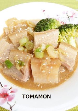 ルール健康フライパンで作る✿豚味噌角煮-レシピのメイン写真