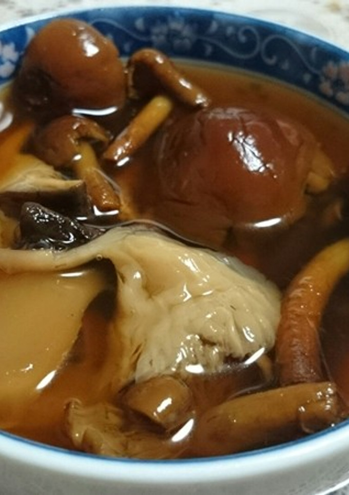 クリタケ他きのこ3種の贅沢旨煮-レシピのメイン写真