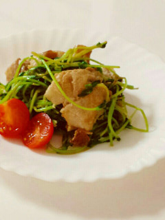 豚と豆苗のマヨから炒め-レシピのメイン写真