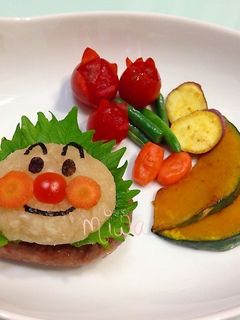 大根おろしアート(アンパンマン)-レシピのメイン写真