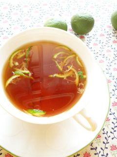 すだちを搾った後は☆すだち紅茶とすだち湯-レシピのメイン写真