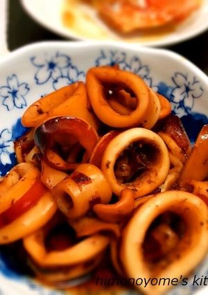 やっと落ち着いた！イカの煮物-レシピのメイン写真