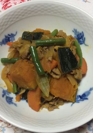 肉かぼちゃ-レシピのメイン写真
