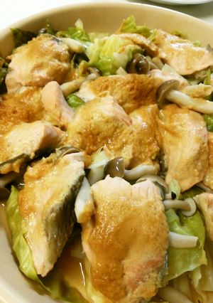 簡単！鮭の味噌マヨチャンチャン-レシピのメイン写真