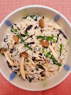 生姜であったか*ひじきの中華風粥-レシピのメイン写真