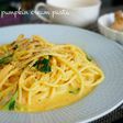 かぼちゃの“わた” de クリームパスタ