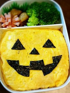キャラ弁★ハロウィン2★オムライス-レシピのメイン写真