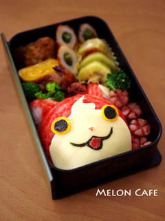 簡単ジバニャンのキャラ弁当☆妖怪ウォッチ-レシピのメイン写真