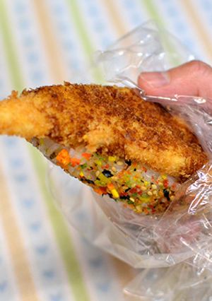 おにぎりとささみフライ☆石垣島のオニササ-レシピのメイン写真