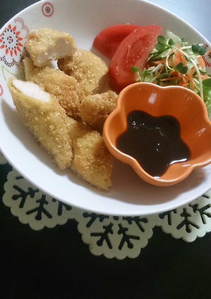 簡単！ささみフライカレー風味-レシピのメイン写真