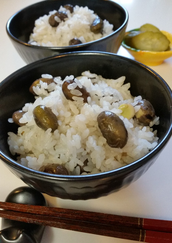 旬を味わう♡黒枝豆ご飯-レシピのメイン写真