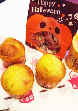 ハロウィンに！簡単カボチャマフィン-レシピのメイン写真