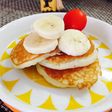1歳のおやつ☆りんごパンケーキ