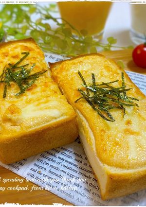 【鉄板朝食】❀明太マヨチートースト❀-レシピのメイン写真