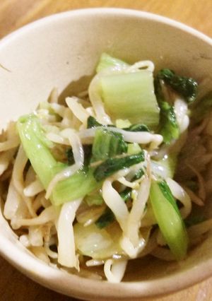 簡単中華風！青梗菜ともやしのナムル-レシピのメイン写真