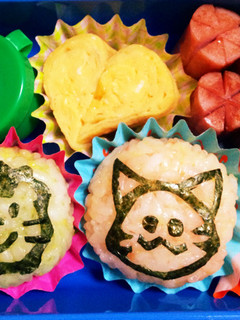 ☆キャラ弁☆〜ライオンと猫〜-レシピのメイン写真