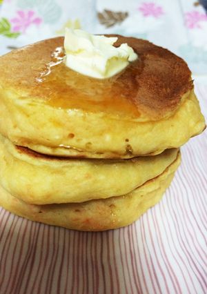 豆腐とにんじん入りパンケーキ-レシピのメイン写真