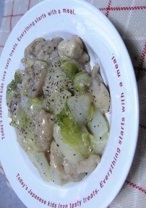 とろーり白菜のミルク餡炒め-レシピのメイン写真