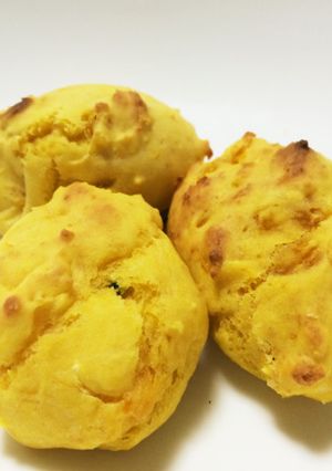 ノンオイル♪かぼちゃの煮物がスコーンに！-レシピのメイン写真