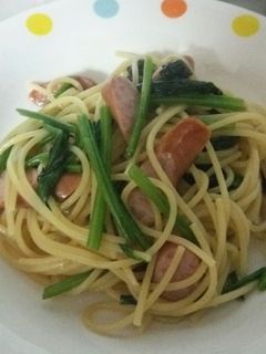 簡単☆ほうれん草の和風パスタ-レシピのメイン写真