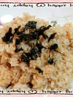 えのき茸(だけ??)ガーリックチャーハン-レシピのメイン写真