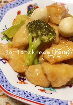 鶏肉とうずら卵のオイスターソース炒め-レシピのメイン写真
