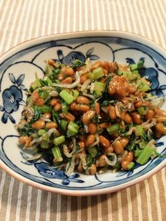 ご飯のお供!大根の葉×納豆×じゃこ炒め♪-レシピのメイン写真