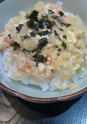 離乳食後期〜完了期☆ふわふわ卵とじ丼-レシピのメイン写真