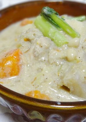 里芋と蓮根のシチュー(豆乳仕立て)-レシピのメイン写真