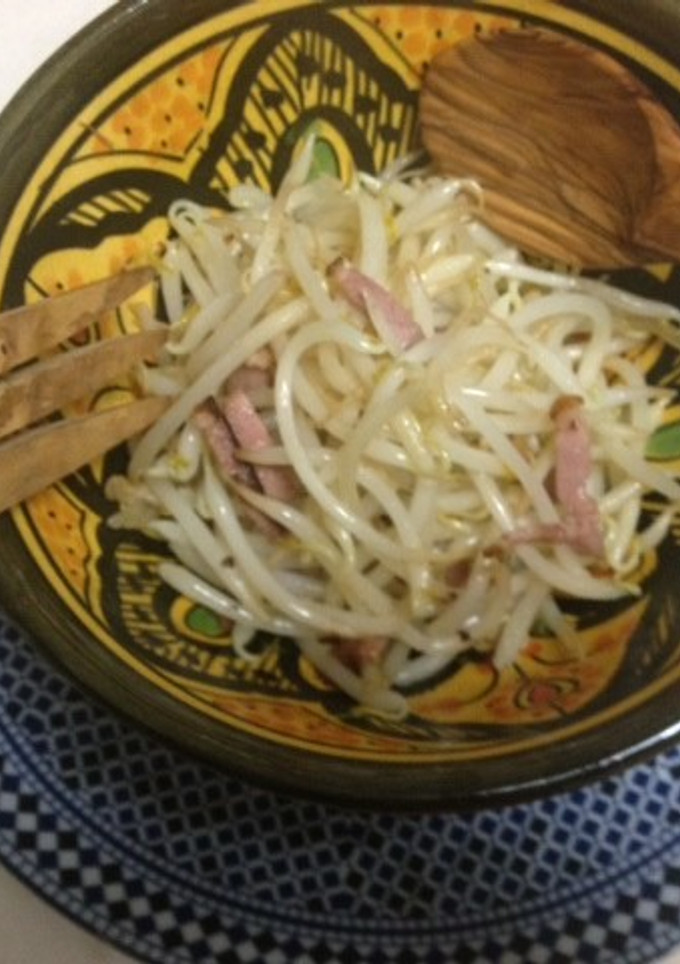 アルガンオイルで鴨ローストともやしの炒め-レシピのメイン写真