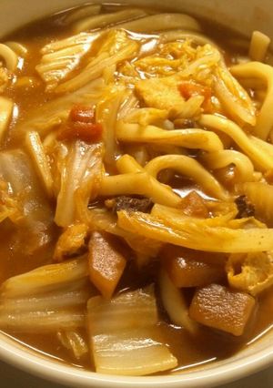 レトルトカレーうどん(^^)-レシピのメイン写真