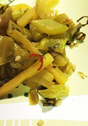 大根の皮で簡単あっさり高菜-レシピのメイン写真