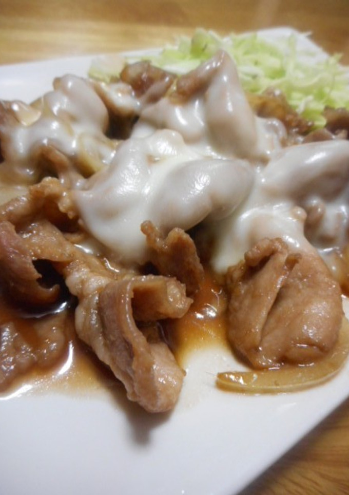 豚とたまねぎのチーズしょうが焼き-レシピのメイン写真
