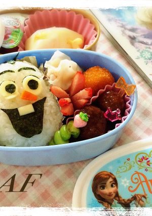 びっくり オラフ キャラ弁-レシピのメイン写真