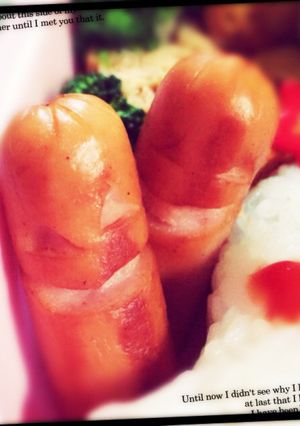 超簡単にハロウィンっぽいお弁当に☆-レシピのメイン写真