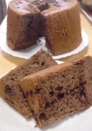 チョコチップシフォン（全卵使用）-レシピのメイン写真