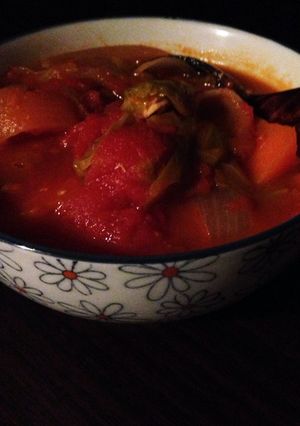 トマト缶が偉大なスープ-レシピのメイン写真