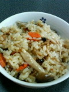 秋ですね☆きのこの炊き込みご飯☆-レシピのメイン写真