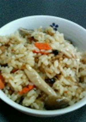 秋ですね☆きのこの炊き込みご飯☆-レシピのメイン写真