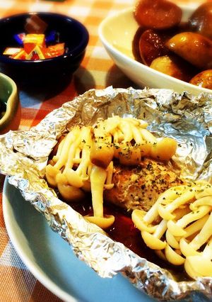 秋鮭のホイル焼き-レシピのメイン写真