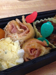 お弁当に!うす揚げ明太ハムチー巻き-レシピのメイン写真